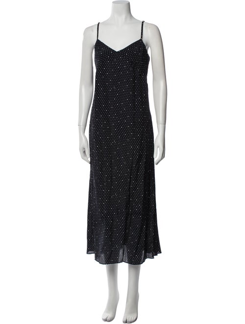 A.P.C. Polka Dot Print Long Dress
