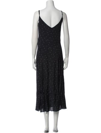 A.P.C. Polka Dot Print Long Dress