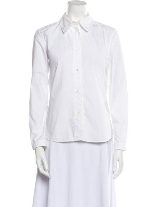 A.P.C. Long Sleeve Button-Up Top