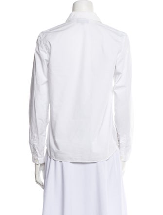 A.P.C. Long Sleeve Button-Up Top