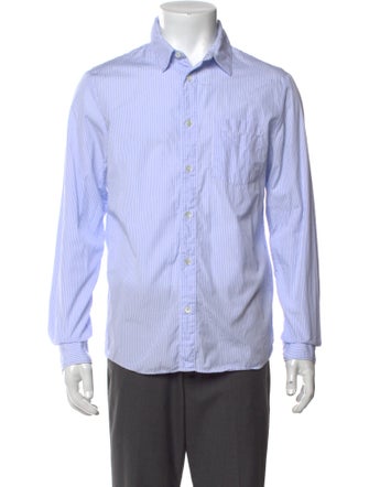 A.P.C. Striped Long Sleeve Dress Shirt