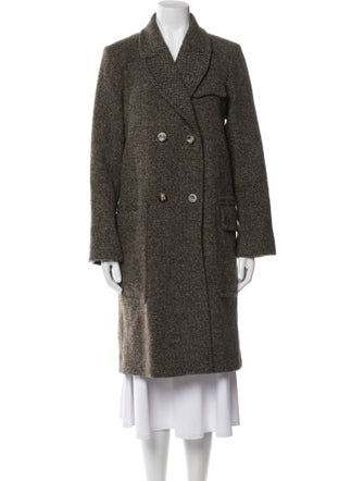 A.P.C. Wool Tweed Pattern Coat