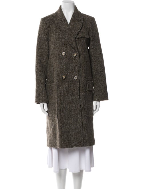 A.P.C. Wool Tweed Pattern Coat
