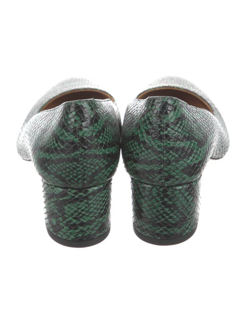 A.P.C. Leather Animal Print Pumps