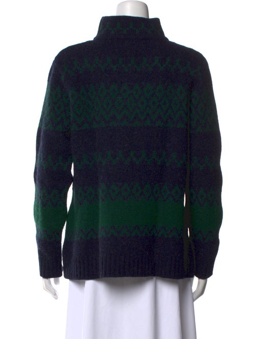 A.P.C. Wool Colorblock Pattern Sweater