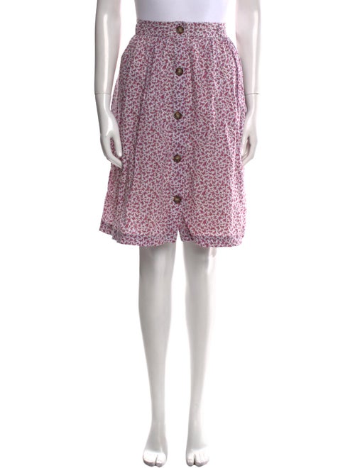 A.P.C. Printed Knee-Length Skirt