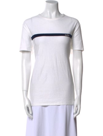 A.P.C. Crew Neck Short Sleeve T-Shirt
