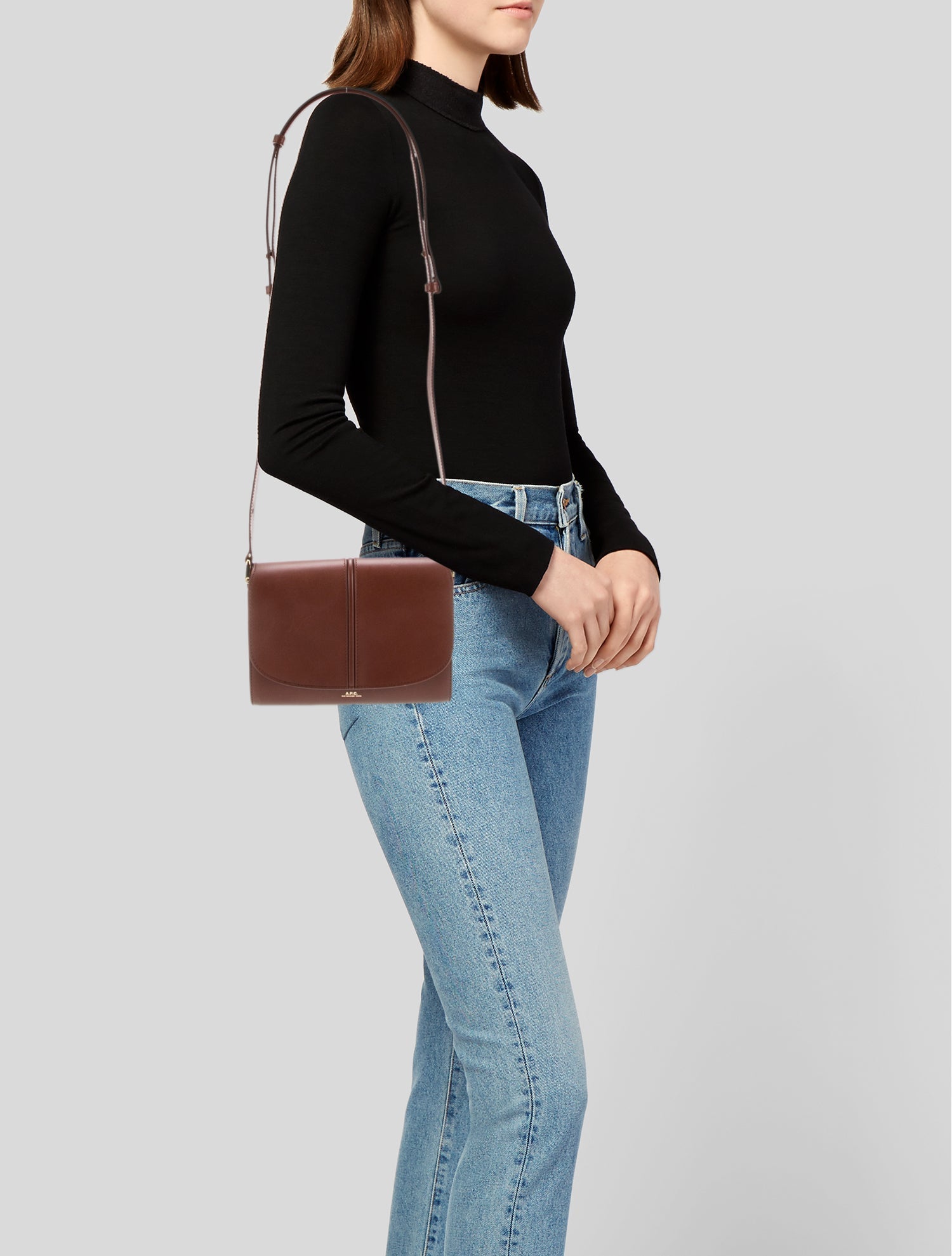 A.P.C. Leather Crossbody Bag