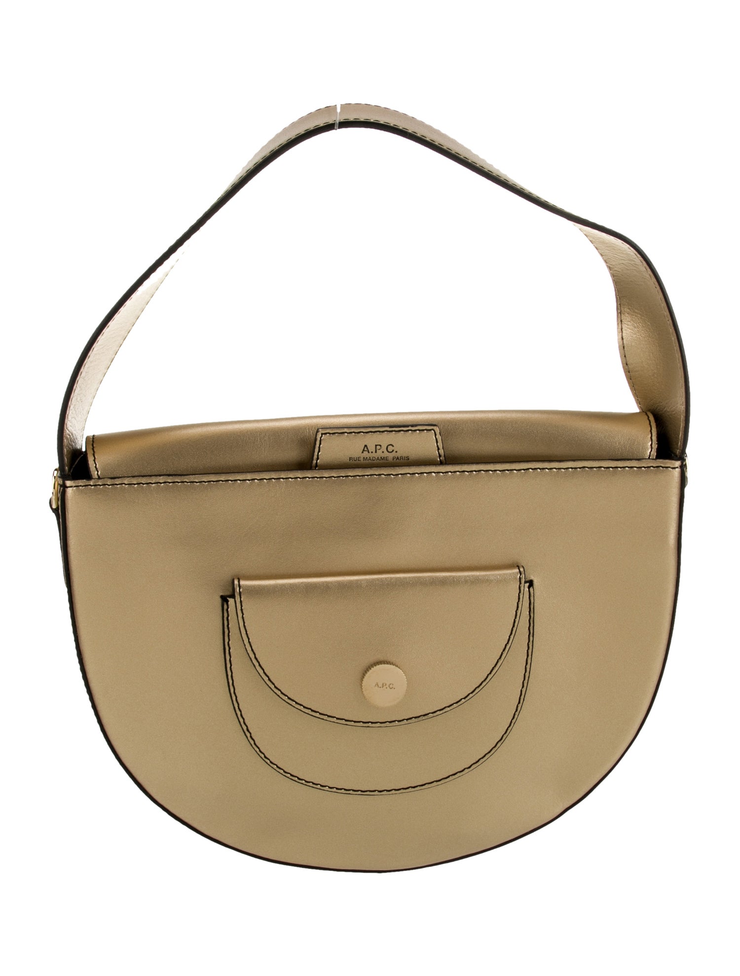 A.P.C. Leather Top Handle Bag
