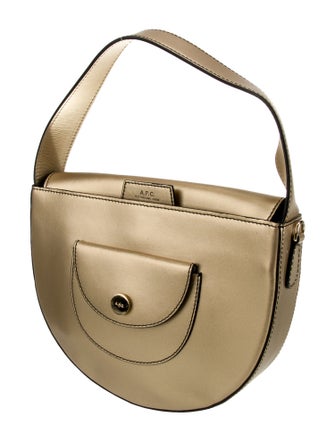 A.P.C. Leather Top Handle Bag