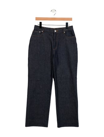 A.P.C. High-Rise Wide Leg Jeans