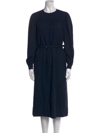 A.P.C. Crew Neck Midi Length Dress
