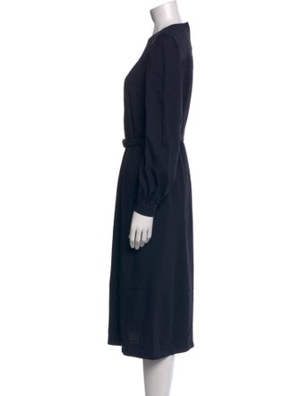A.P.C. Crew Neck Midi Length Dress