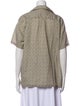 A.P.C. Printed Short Sleeve Button-Up Top
