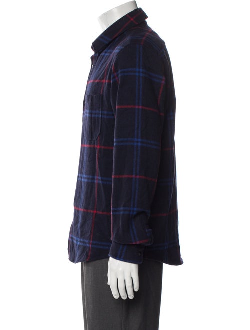 A.P.C. Wool Plaid Print Shirt