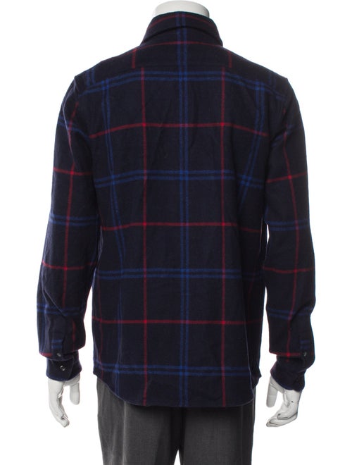 A.P.C. Wool Plaid Print Shirt