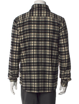A.P.C. Wool Plaid Print Shirt