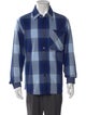 A.P.C. Plaid Print Long Sleeve Shirt