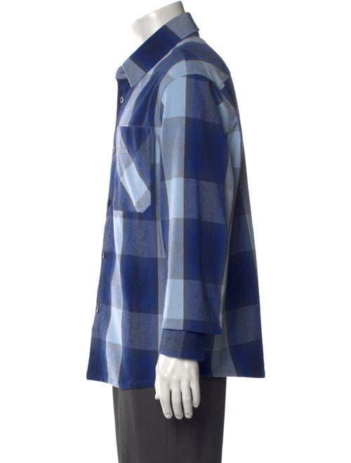 A.P.C. Plaid Print Long Sleeve Shirt
