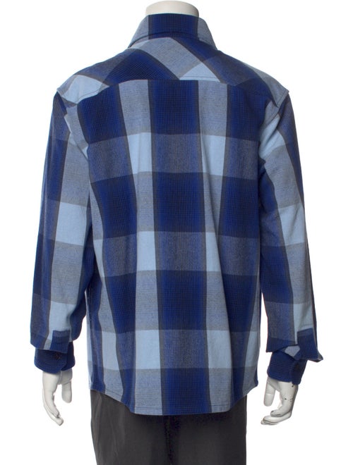 A.P.C. Plaid Print Long Sleeve Shirt