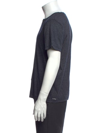 A.P.C. Striped Crew Neck T-Shirt