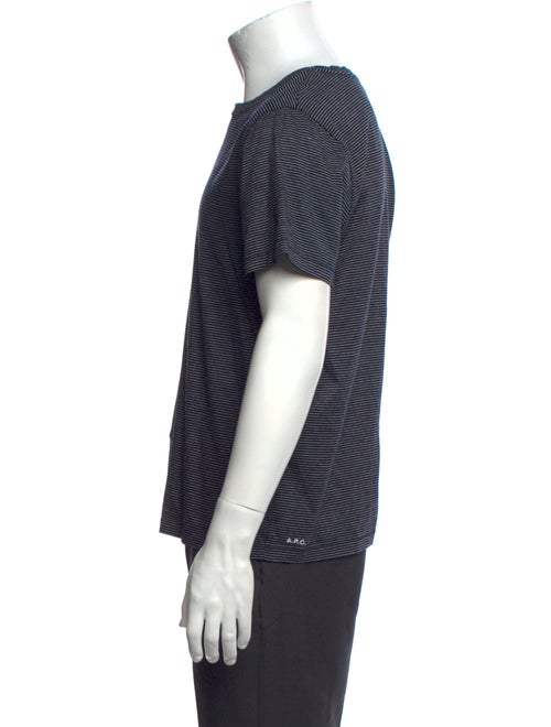 A.P.C. Striped Crew Neck T-Shirt