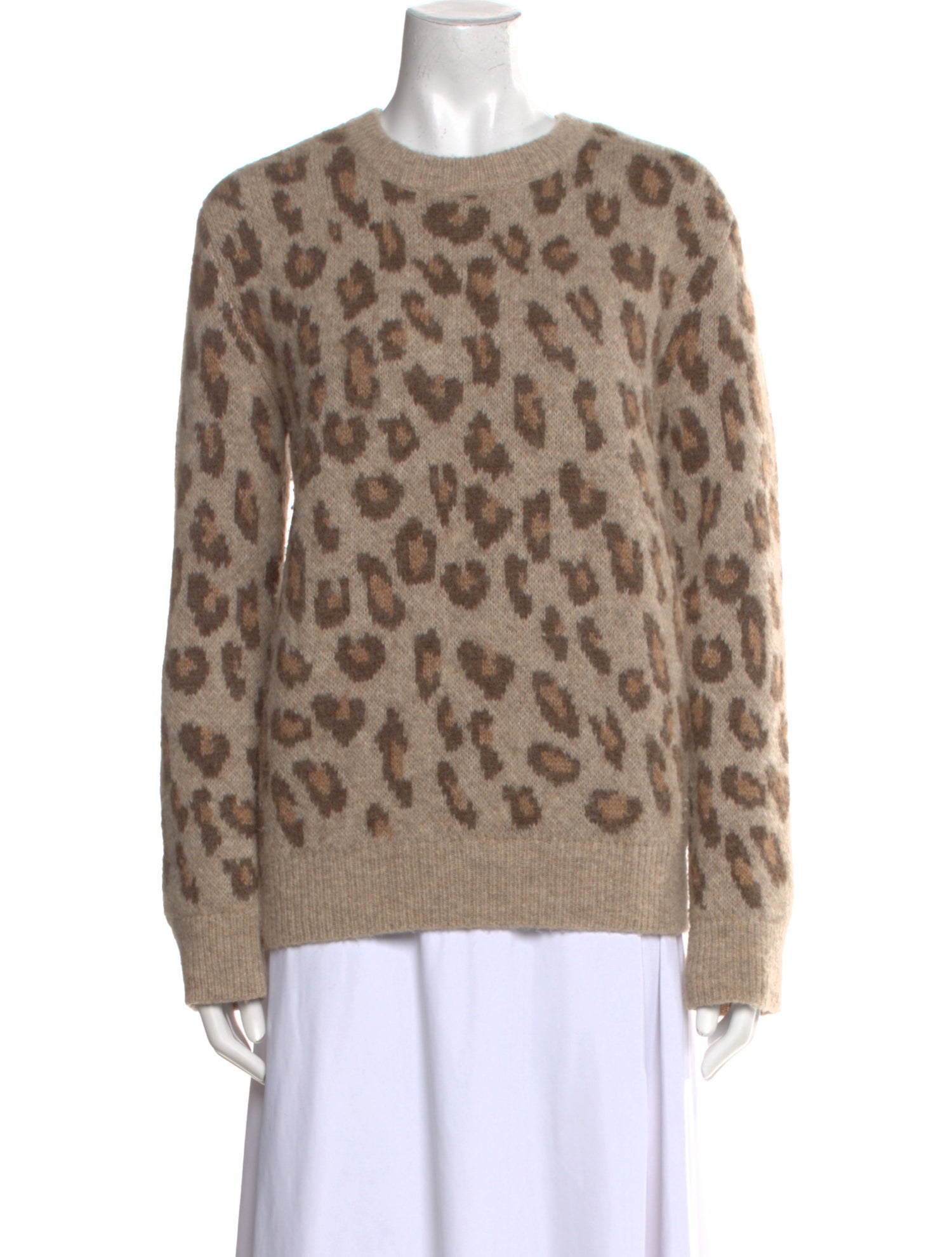 A.P.C. Baby Alpaca Animal Print Sweater