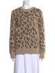A.P.C. Baby Alpaca Animal Print Sweater
