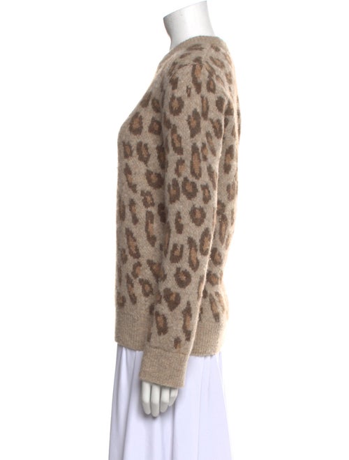 A.P.C. Baby Alpaca Animal Print Sweater