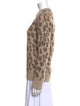 A.P.C. Baby Alpaca Animal Print Sweater