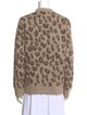 A.P.C. Baby Alpaca Animal Print Sweater