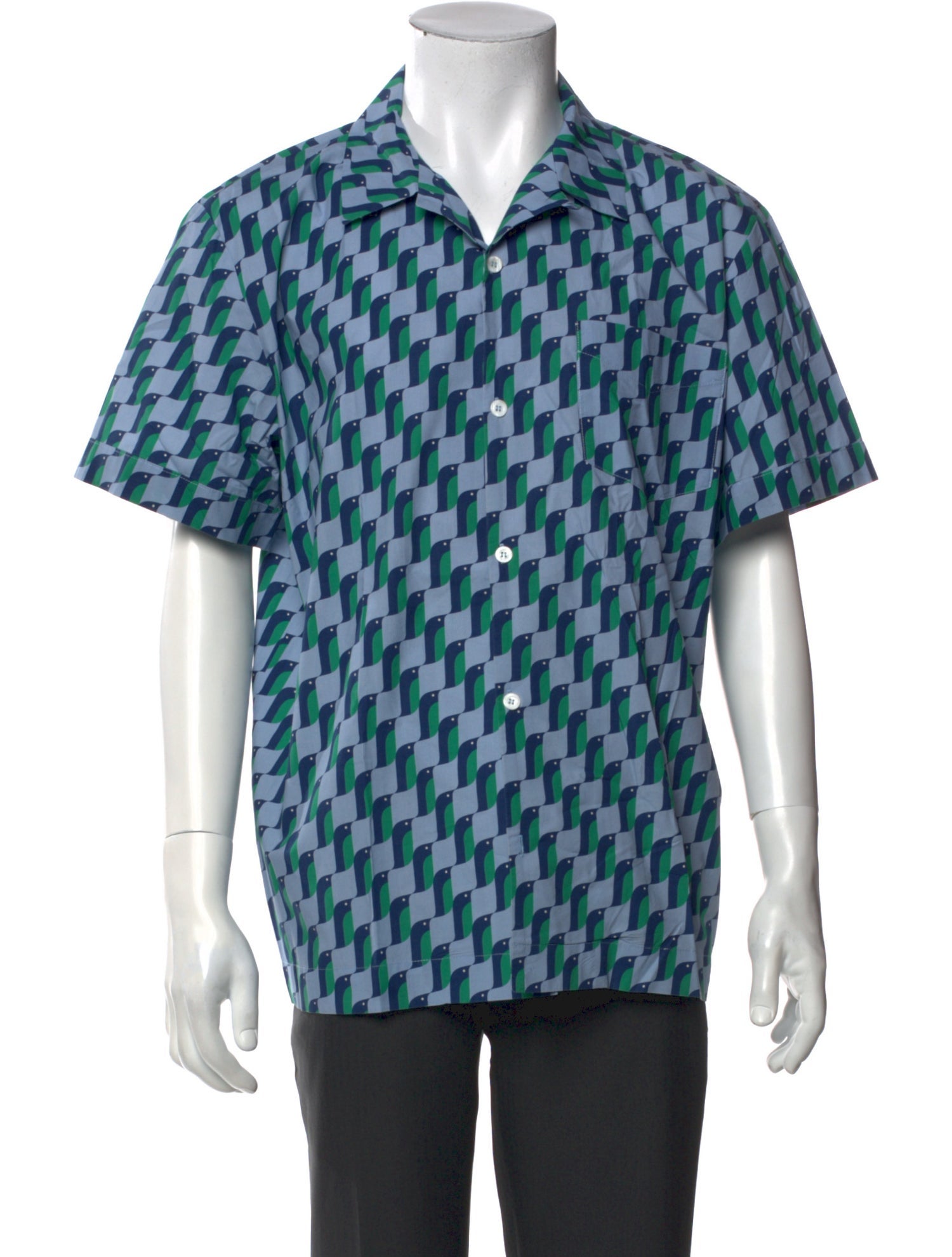 A.P.C. Printed Short Sleeve Shirt