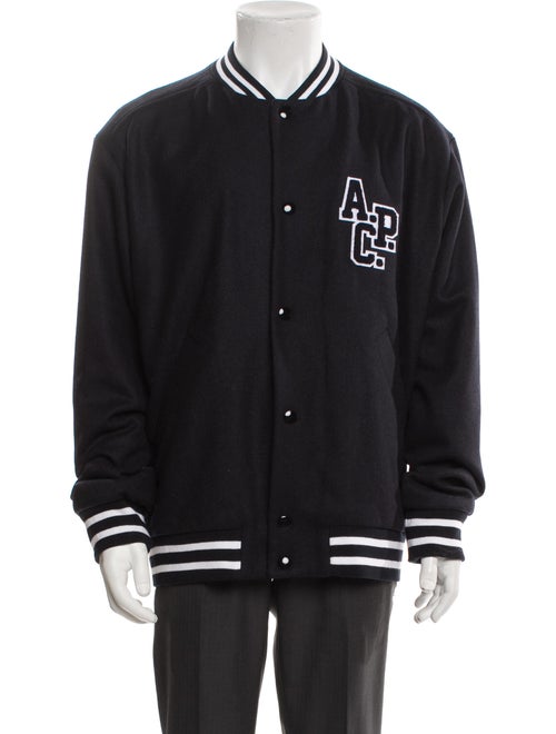 A.P.C. Wool Striped Varsity Jacket