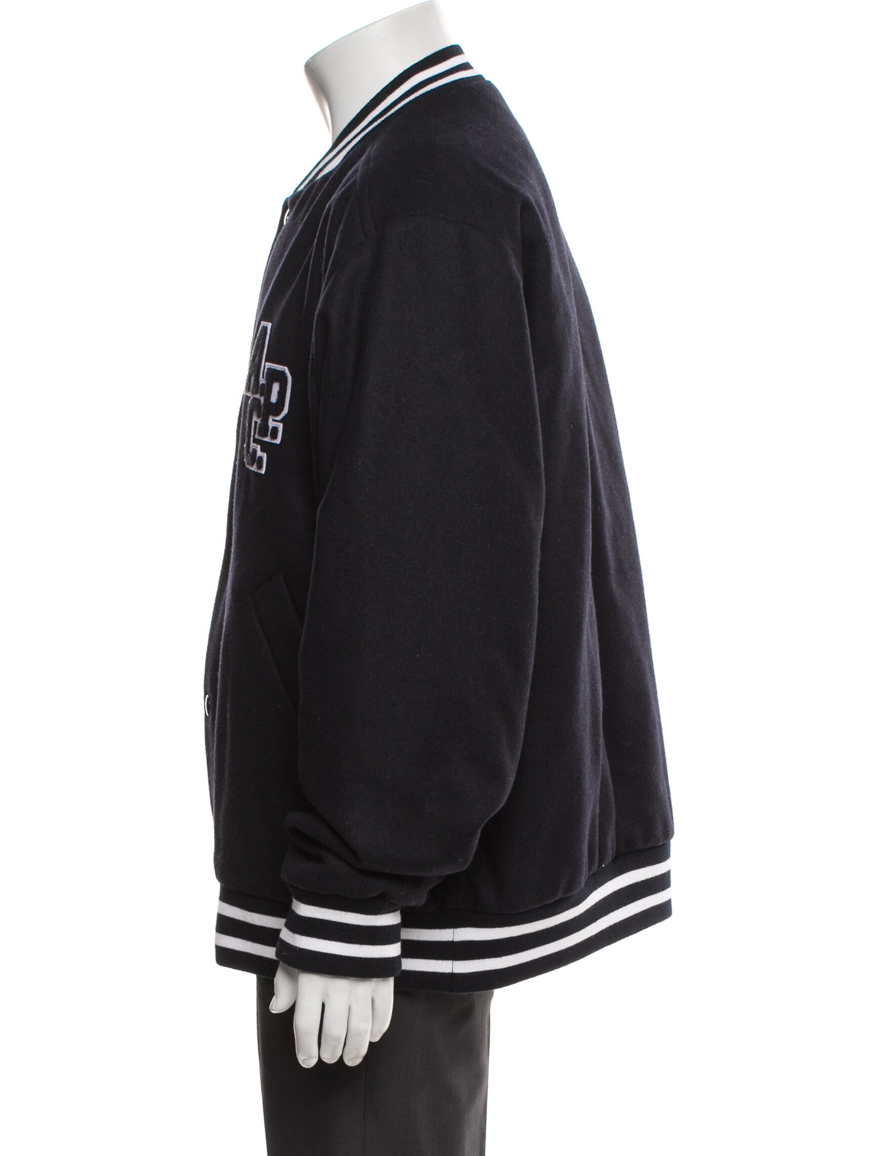 A.P.C. Wool Striped Varsity Jacket