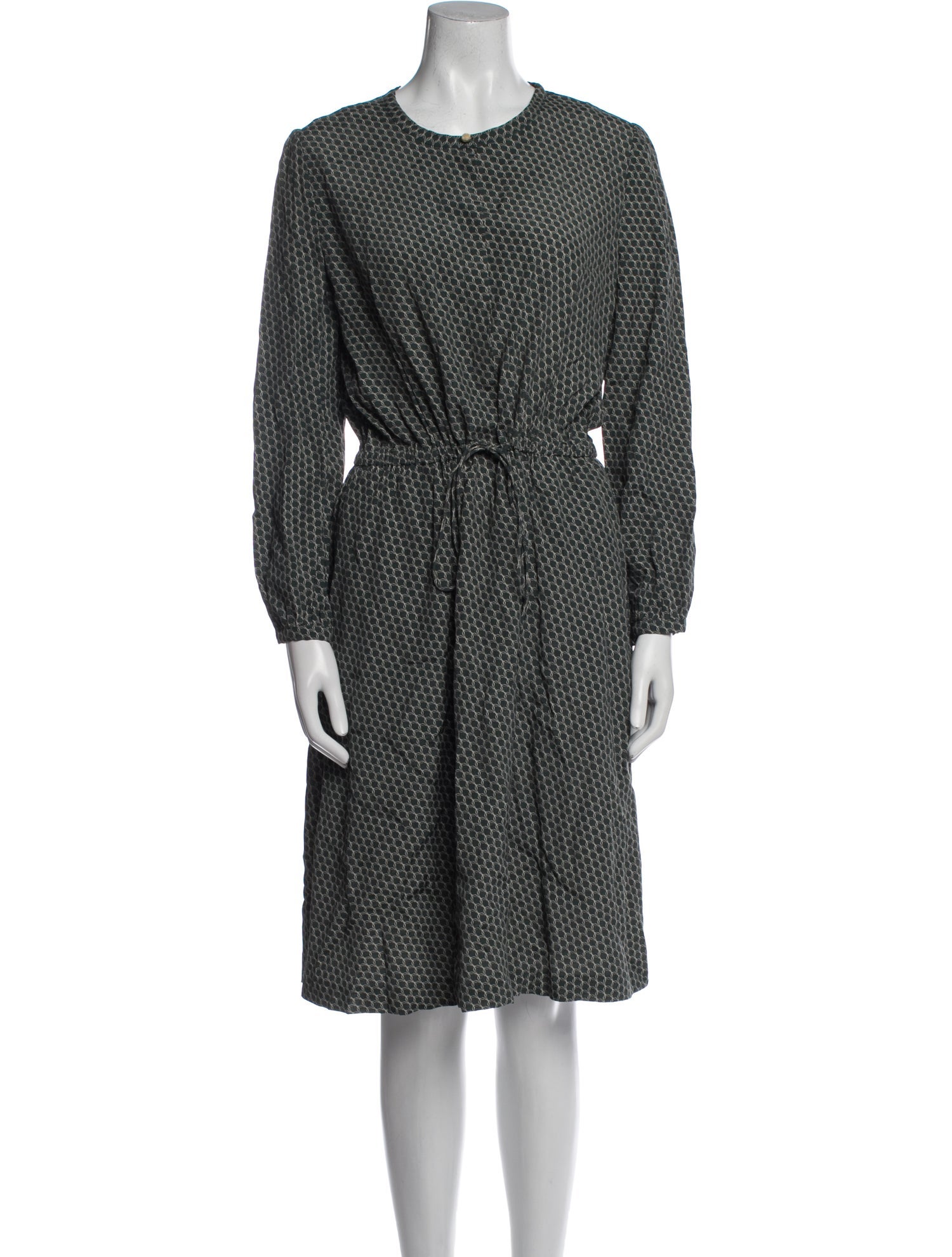 A.P.C. Printed Knee-Length Dress