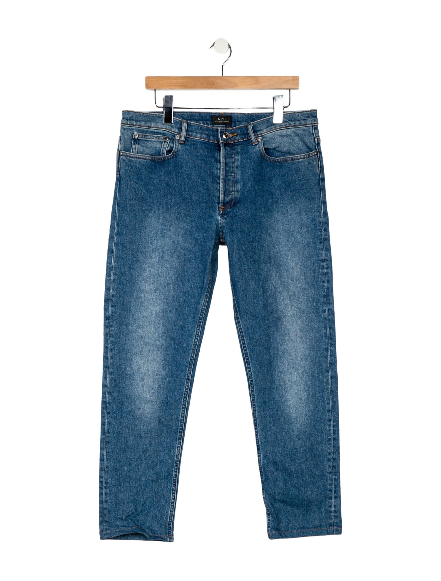 A.P.C. Mid-Rise Straight Leg Jeans