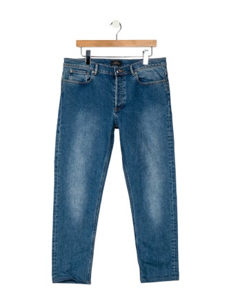 A.P.C. Mid-Rise Straight Leg Jeans