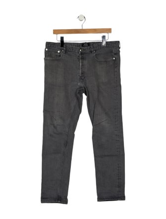 A.P.C. Mid-Rise Straight Leg Jeans