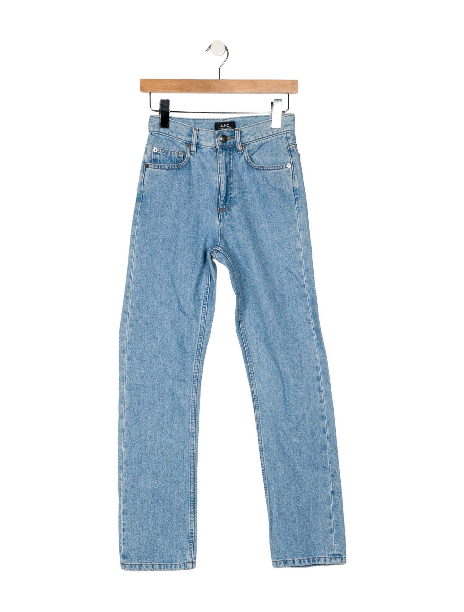A.P.C. Mid-Rise Straight Leg Jeans