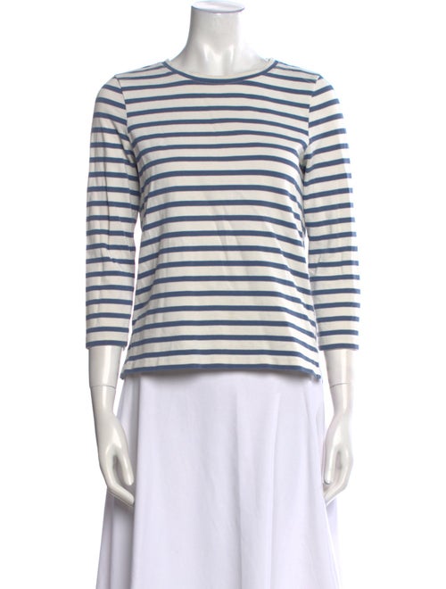 A.P.C. Striped Crew Neck Top