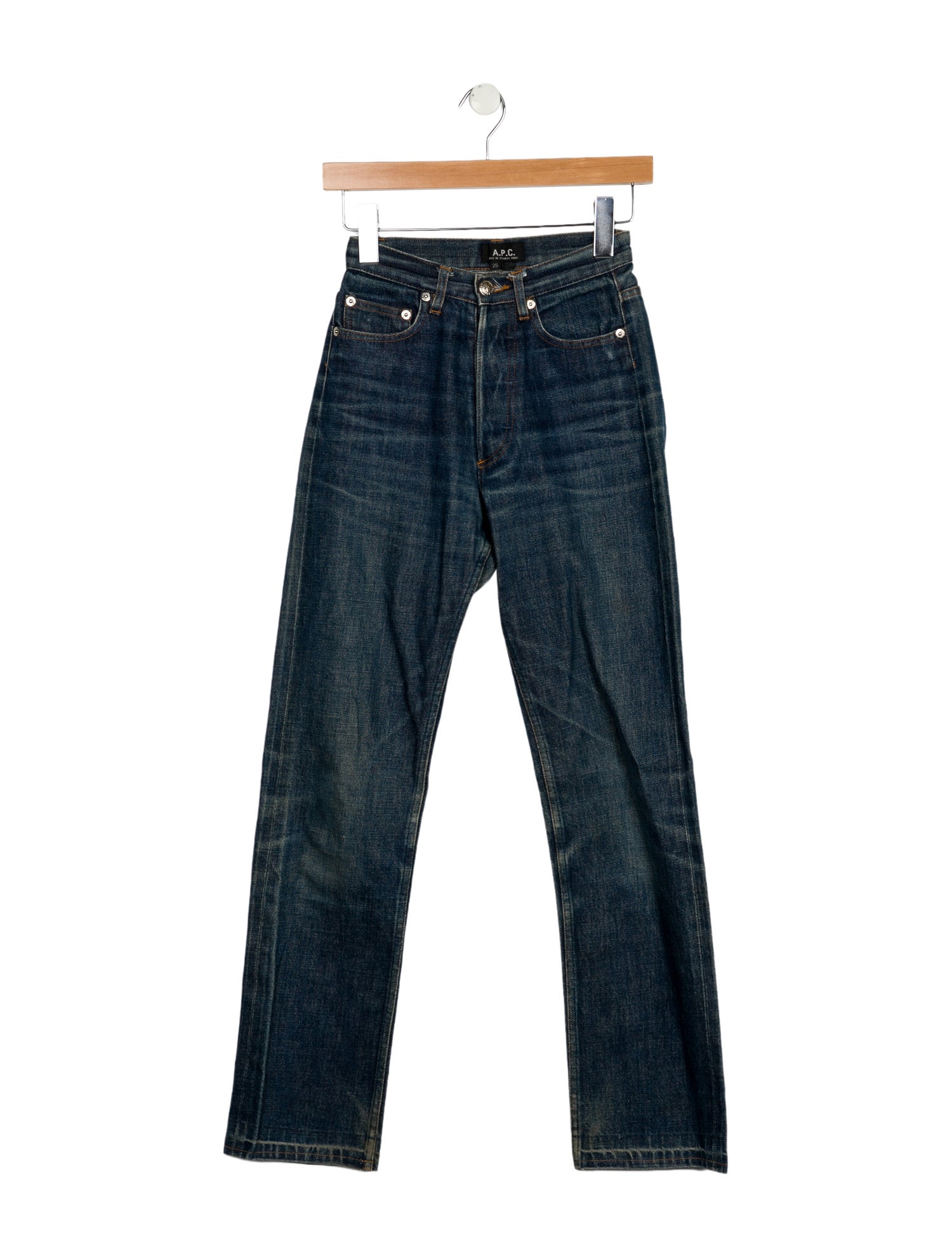 A.P.C. Mid-Rise Straight Leg Jeans