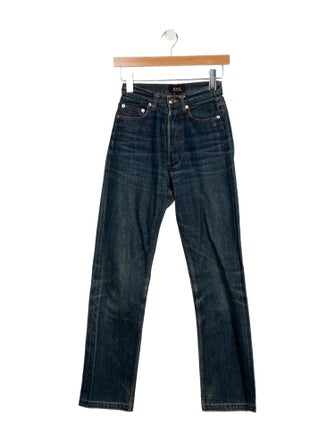 A.P.C. Mid-Rise Straight Leg Jeans