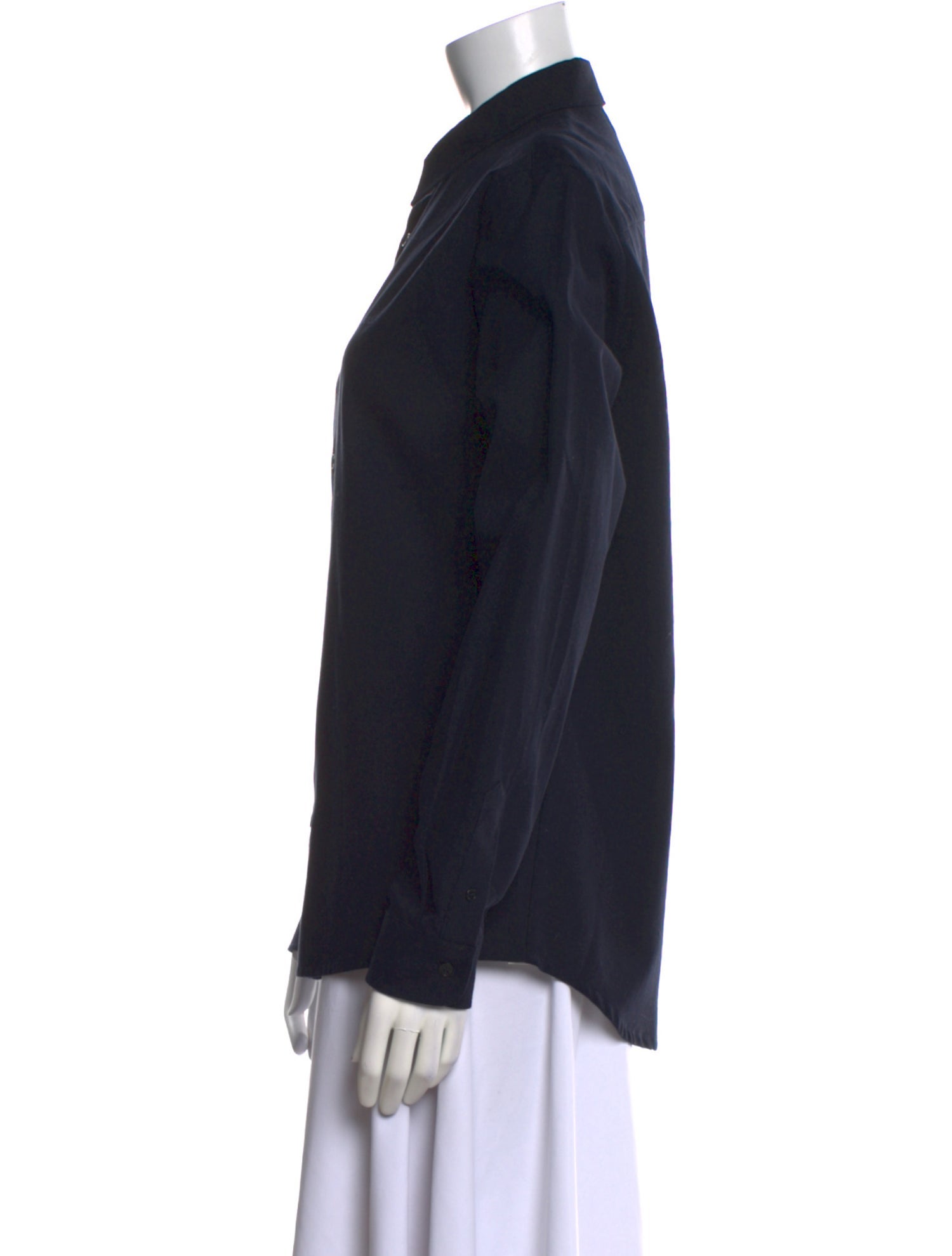 A.P.C. Long Sleeve Button-Up Top