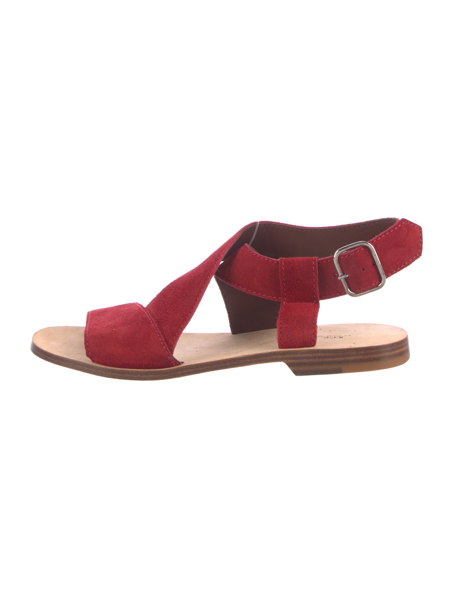 A.P.C. Suede Slingback Sandals
