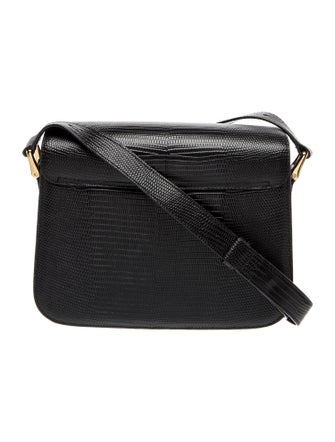 A.P.C. Embossed Leather Shoulder Bag