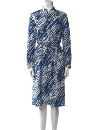 A.P.C. Striped Midi Length Dress