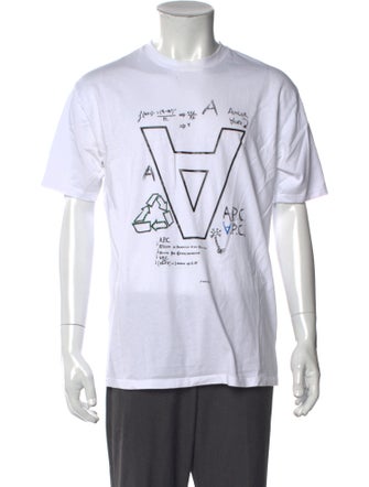 A.P.C. Graphic Print Crew Neck T-Shirt