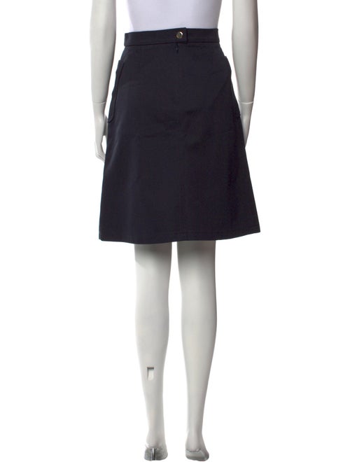 A.P.C. Pleated Accents Knee-Length Skirt