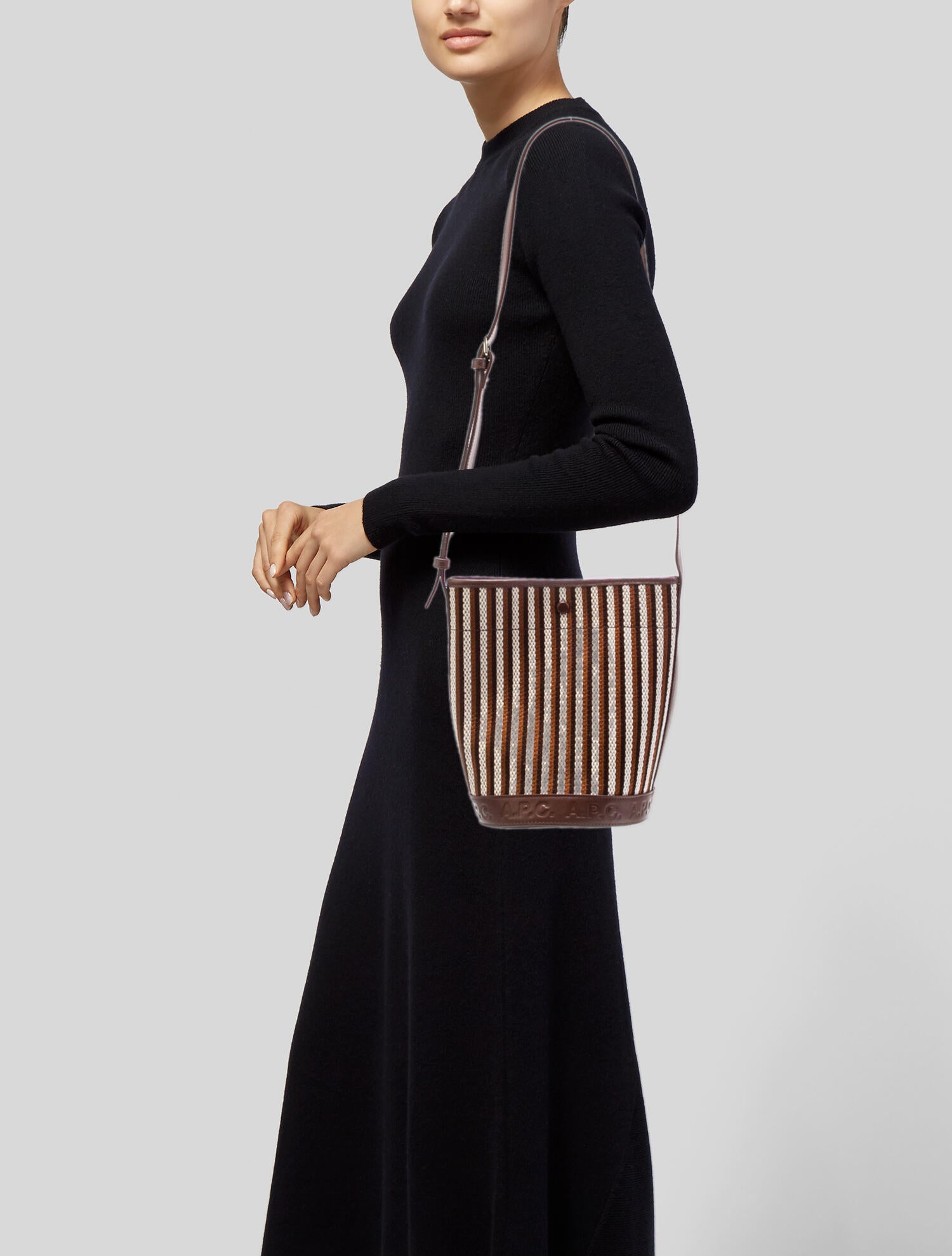 A.P.C. Canvas Bucket Bag