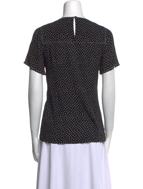 A.P.C. Polka Dot Print Crew Neck T-Shirt